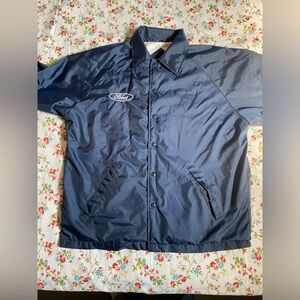 Vintage 80’s Ford embroidered coach’s jacket Size L